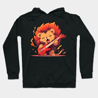 lion guitarist Hoodie